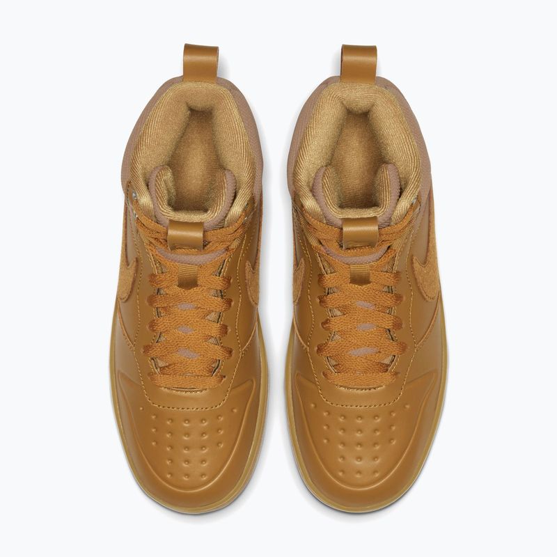 Kinderschuhe Nike Court Borough Mid 2 Boot (Gs) wheat/gum med brown/wheat 3