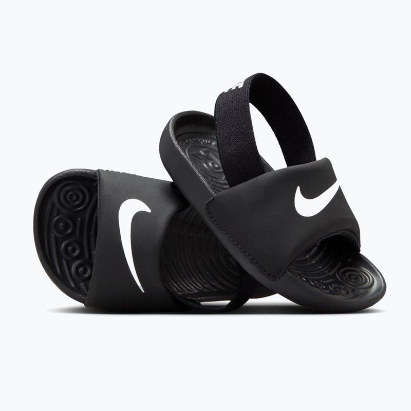 Kinder-Badelatschen Nike Coffee black/white/white/white 10
