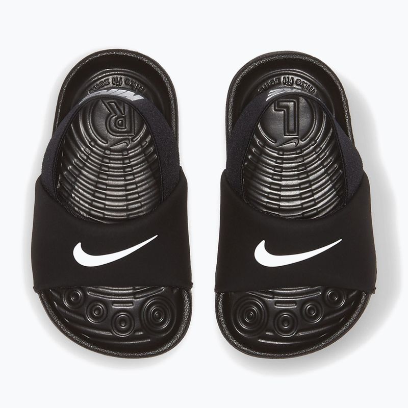 Kinder-Badelatschen Nike Coffee black/white/white/white 11