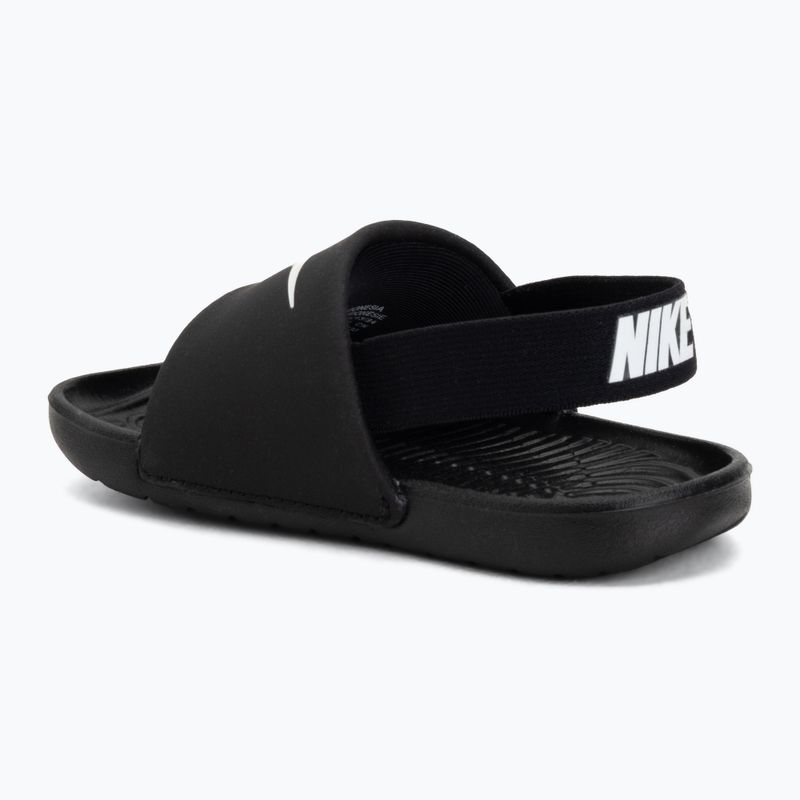 Kinder-Badelatschen Nike Coffee black/white/white/white 3