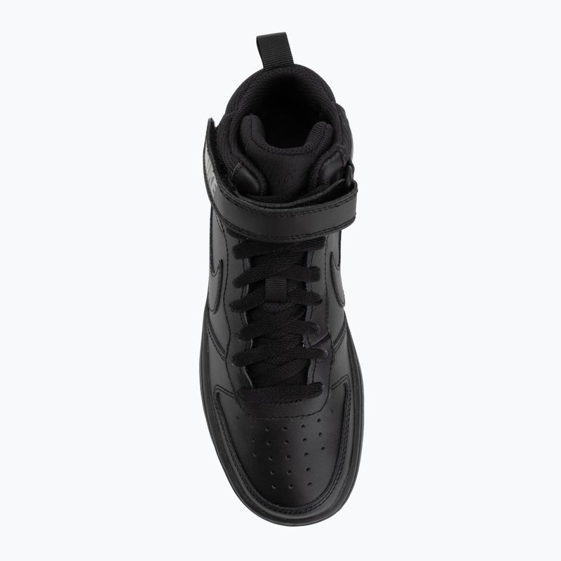 Kinderschuhe Nike Court Borough Mid 2 black/black/black 5