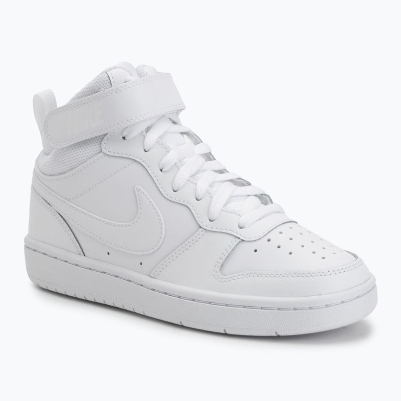 Schuhe Nike Court Borough Mid 2 white/white/white