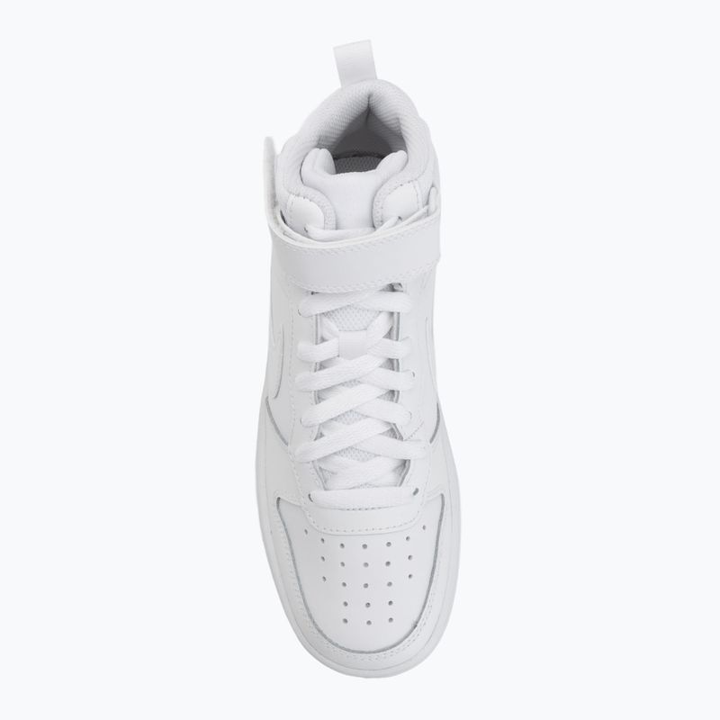 Kinderschuhe Nike Court Borough Mid 2 white/white/white 5