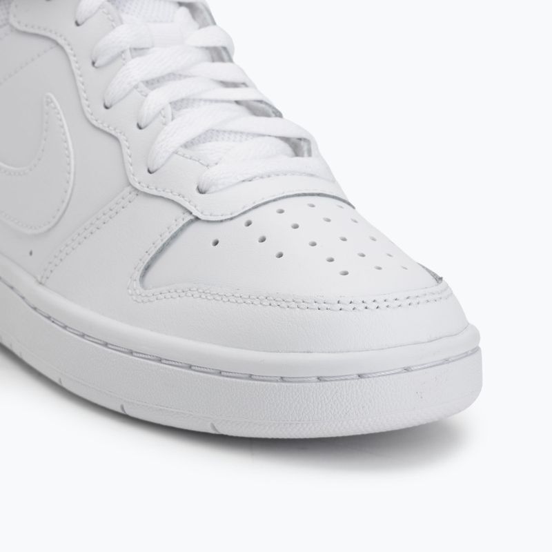 Kinderschuhe Nike Court Borough Mid 2 white/white/white 7