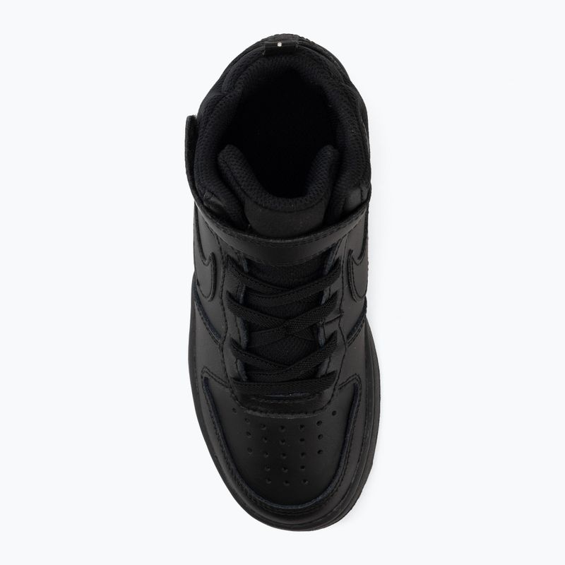Kinderschuhe Nike Court Borough Mid 2 black/black/black 5