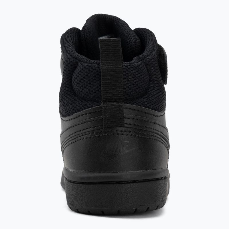 Kinderschuhe Nike Court Borough Mid 2 black/black/black 6