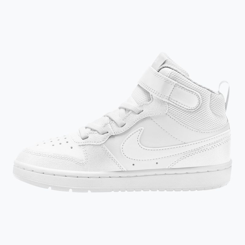 Kinderschuhe Nike Court Borough Mid 2 white/white/white 2