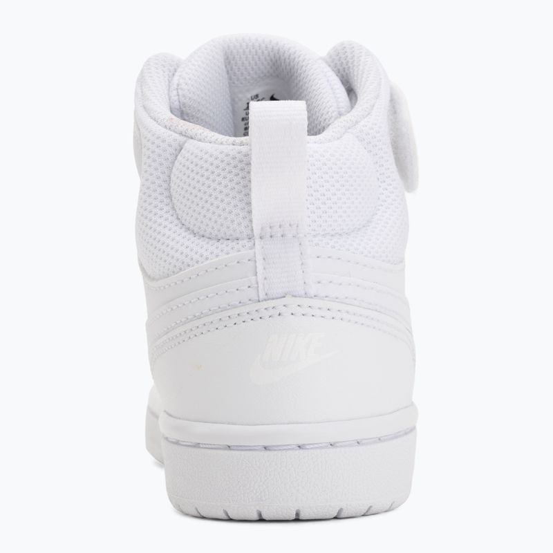 Kinderschuhe Nike Court Borough Mid 2 white/white/white 6