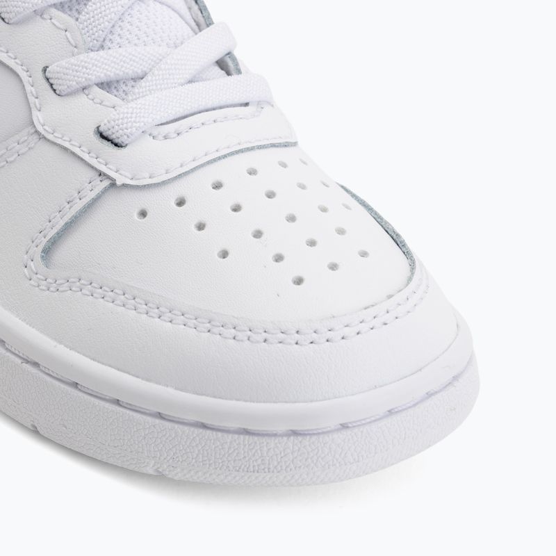 Kinderschuhe Nike Court Borough Mid 2 white/white/white 7