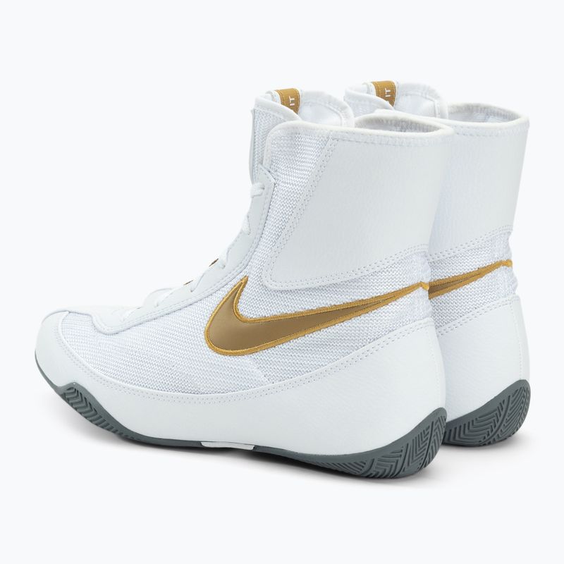 Nike Machomai weiß und gold Boxen Schuhe 321819-170 3