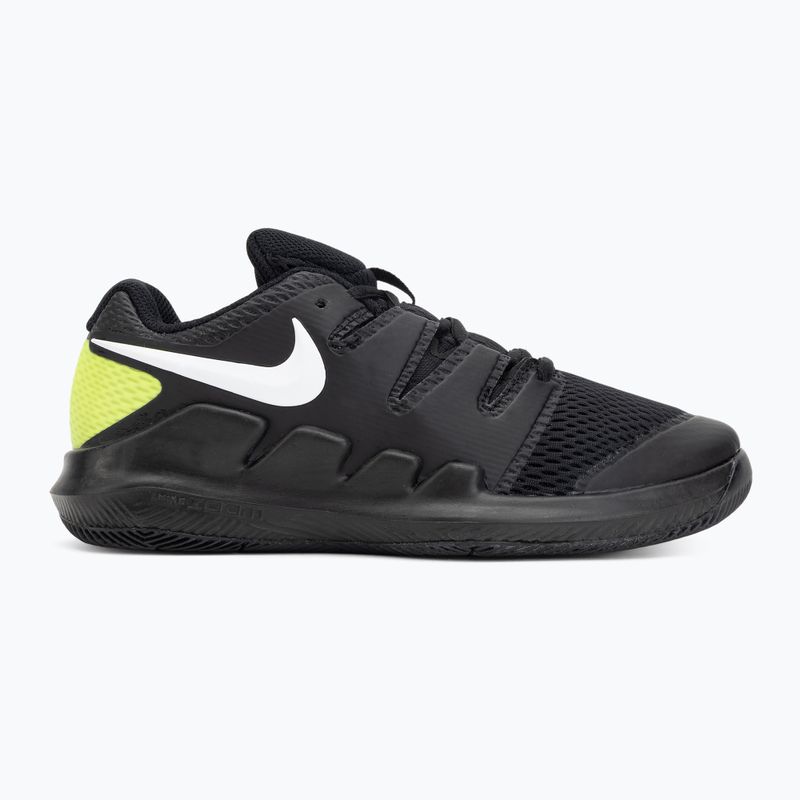 Kinder-Tennisschuhe Nike Court Vapor X Jr black/volt/white 2