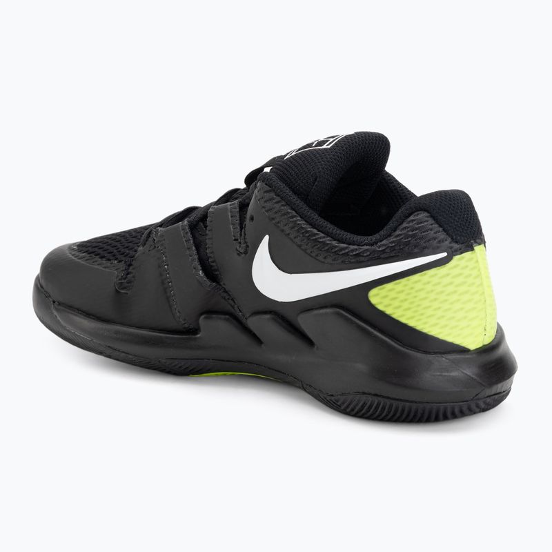 Kinder-Tennisschuhe Nike Court Vapor X Jr black/volt/white 3