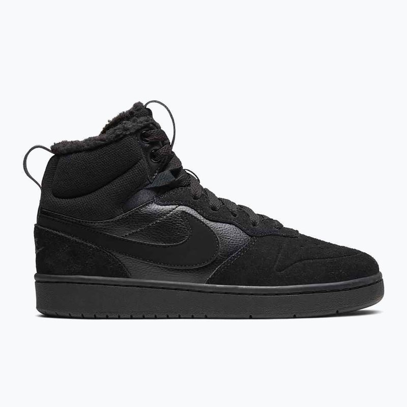 Kinder-Sneaker Nike Court Borough Mid 2 black/black/black