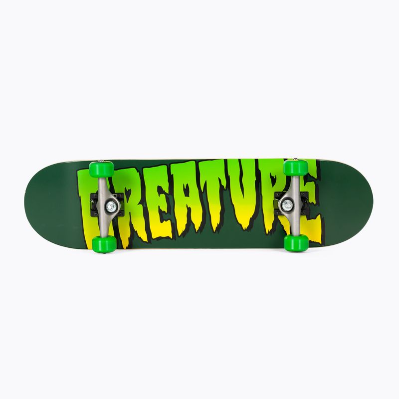 Kreatur Logo Full Sk8 klassische Skateboard schwarz-grün 118786