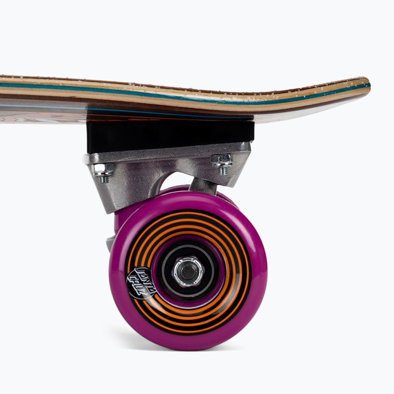 Cruiser Skateboard Santa Cruz Cruzer Mandala Hand Shark 8.8 braun 124573 9