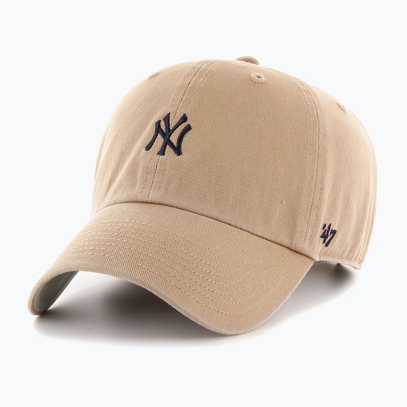 47 Marke MLB New York Yankees Base Runner Kappe CLEAN UP khaki