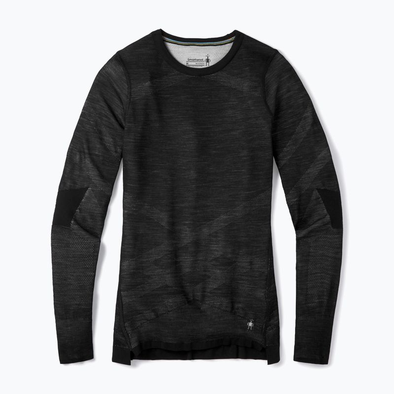 Damen-Thermoaktivshirt Smartwool Intraknit Merino 200 Crew black/white 4