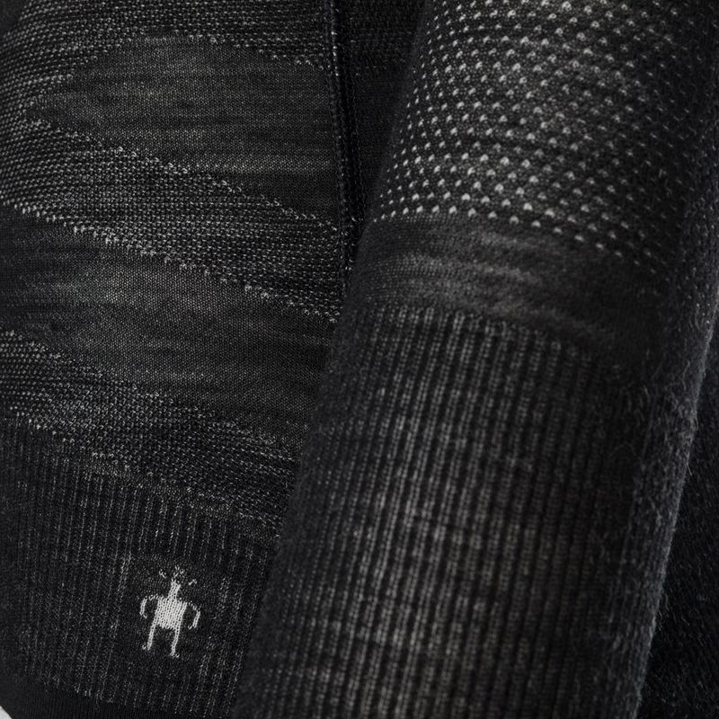 Damen-Thermoaktivshirt Smartwool Intraknit Merino 200 Crew black/white 3