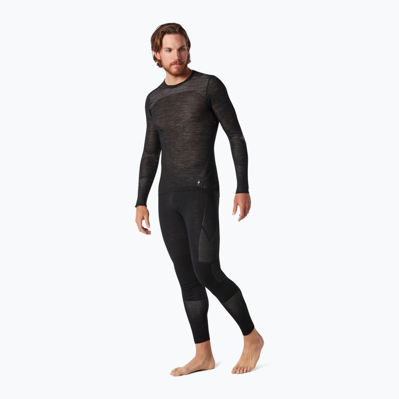 Herren-Thermoaktivshirt Smartwool Intraknit Merino 200 Crew black/white 5