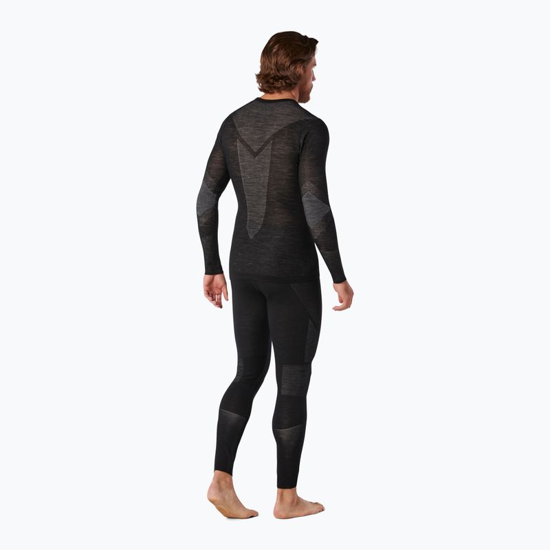 Herren-Thermoaktivshirt Smartwool Intraknit Merino 200 Crew black/white 6