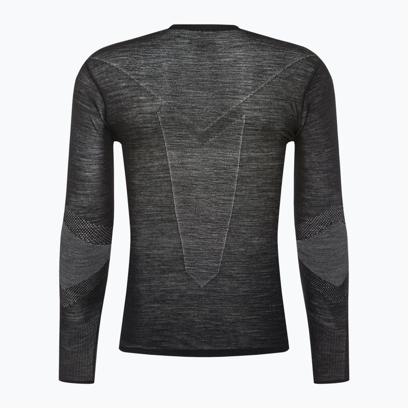 Herren-Thermoaktivshirt Smartwool Intraknit Merino 200 Crew black/white 2