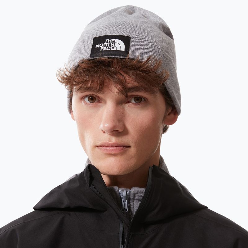 The North Face Dock Worker Recycled hellgrau Heidekraut Wintermütze 3