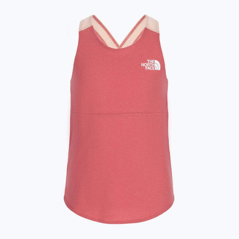 Damen-Trekking-T-Shirt The North Face Never Stop Tank Top rosa NF0A5J3R3961