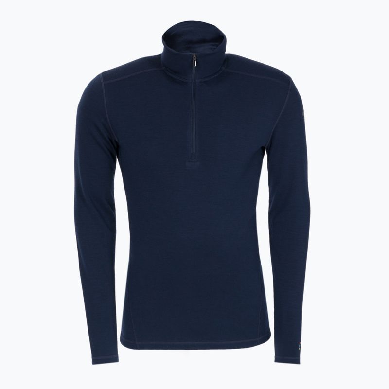 Herren Smartwool Merino 250 Baselayer 1/4 Zip Boxed Thermo-T-Shirt navy blau 16356-092-S