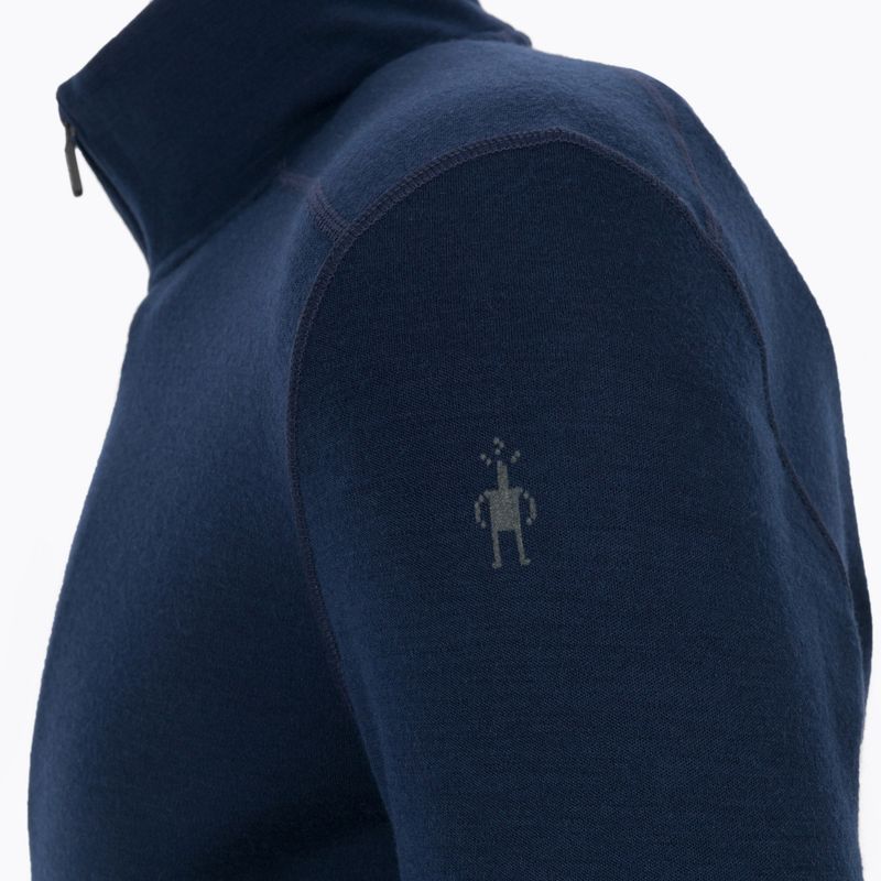 Herren Smartwool Merino 250 Baselayer 1/4 Zip Boxed Thermo-T-Shirt navy blau 16356-092-S 4