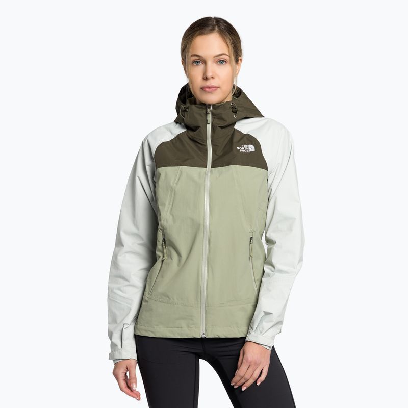 Damen-Hardshelljacke The North Face Stratos grün NF00CMJ059M1