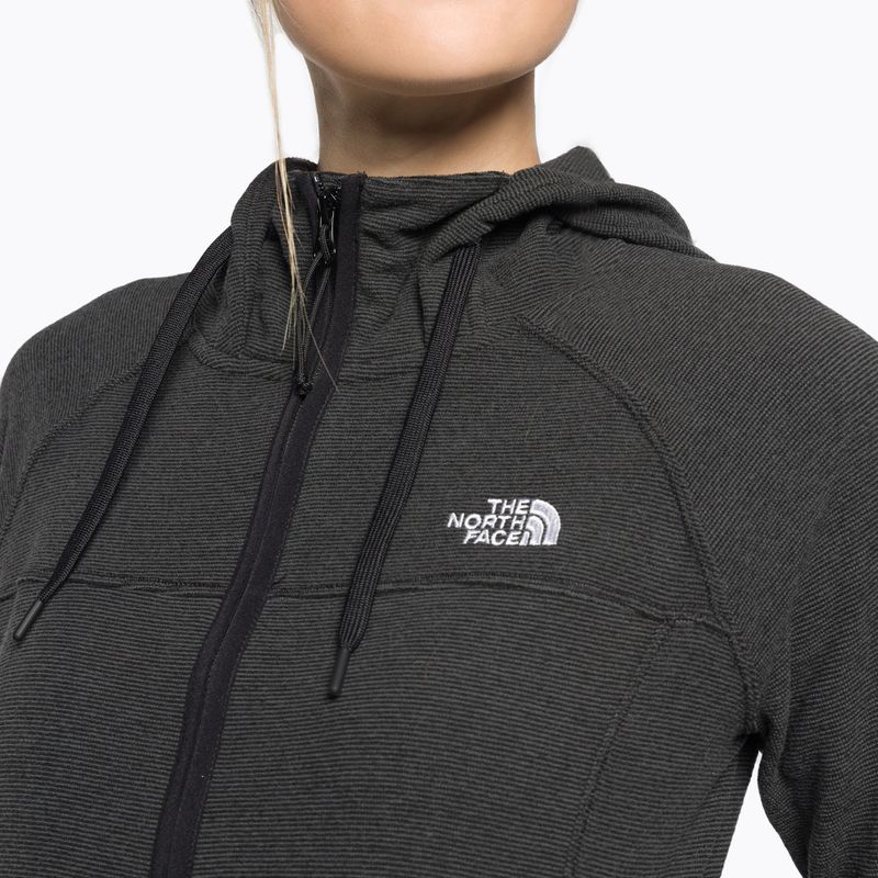 Damen Fleece-Kapuzenpullover The North Face Homesafe Fleece Hoodie schwarz NF0A55HNTH61 5
