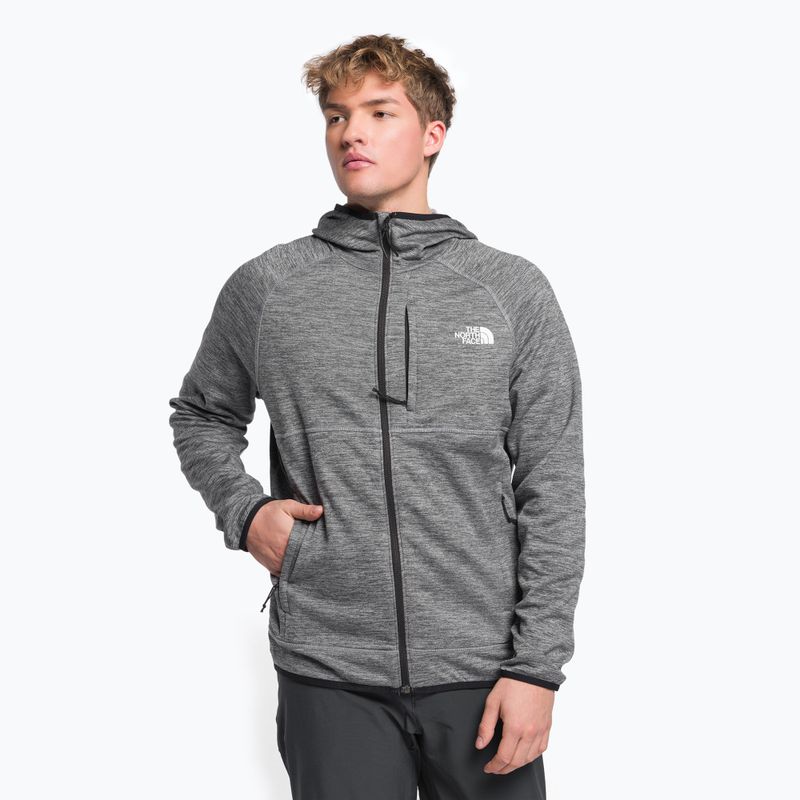 Herren-Trekking-Sweatshirt The North Face Canyonlands grau NF0A5G9UDYY1