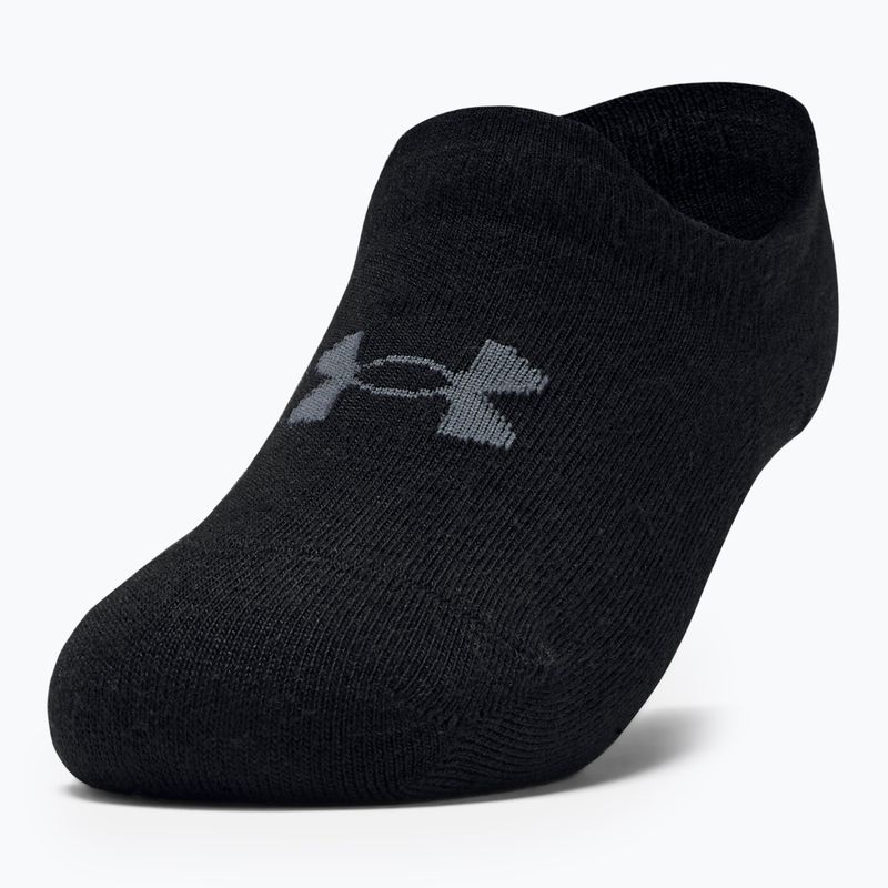 Unter Armour Ultra Lo 3Pk schwarz/grau Socken