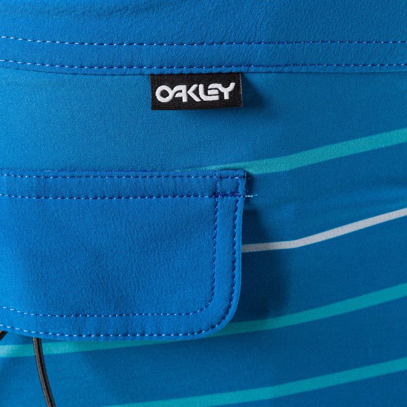 Herren Oakley Retro Split 21 Schwimmen Shorts blau FOA403024
