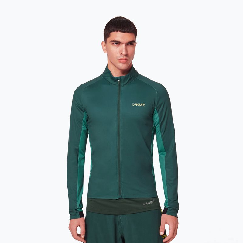 Herren Oakley Elements Thermal Radfahren Trikot grün FOA403117