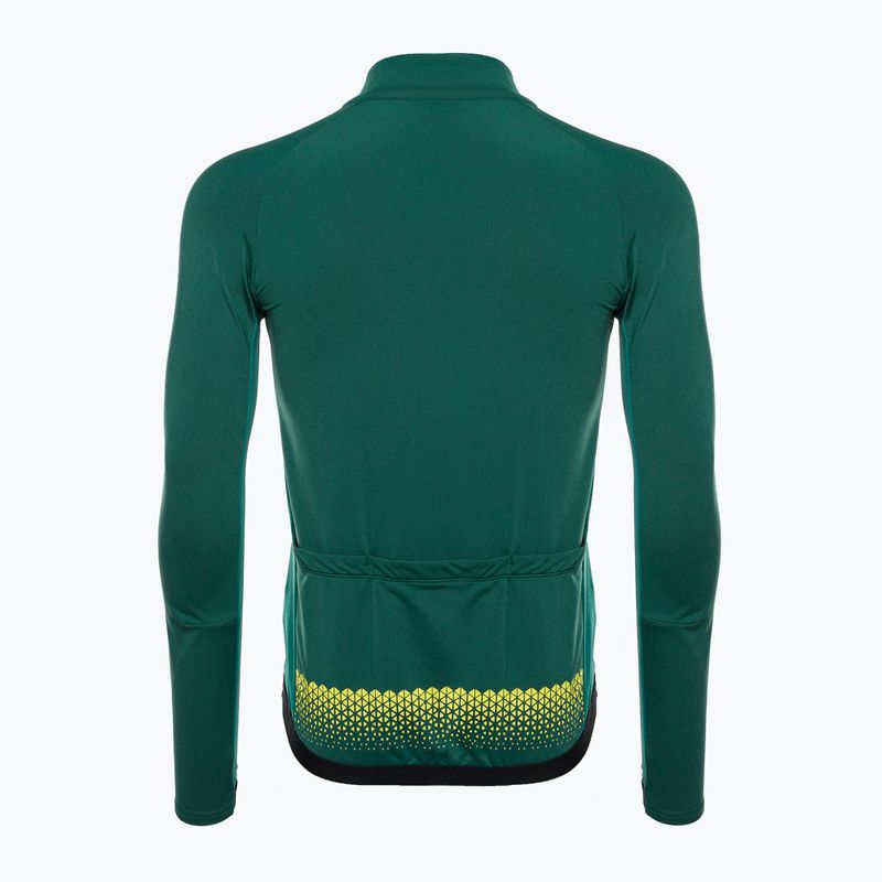 Herren Oakley Elements Thermal Radfahren Trikot grün FOA403117 10