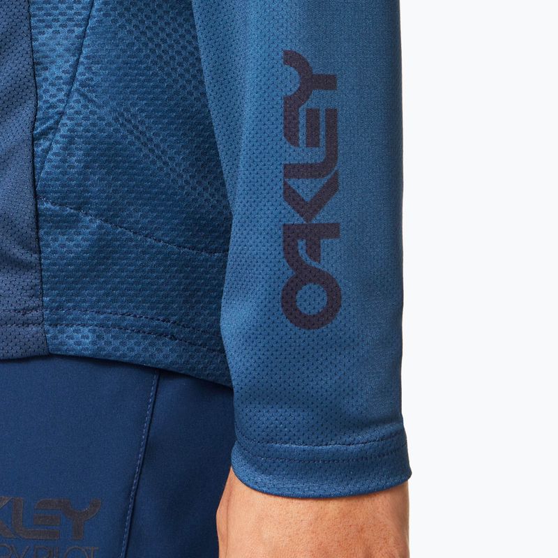 Oakley Factory Pilot Frauen Radfahren Trikot marineblau FOA500224
