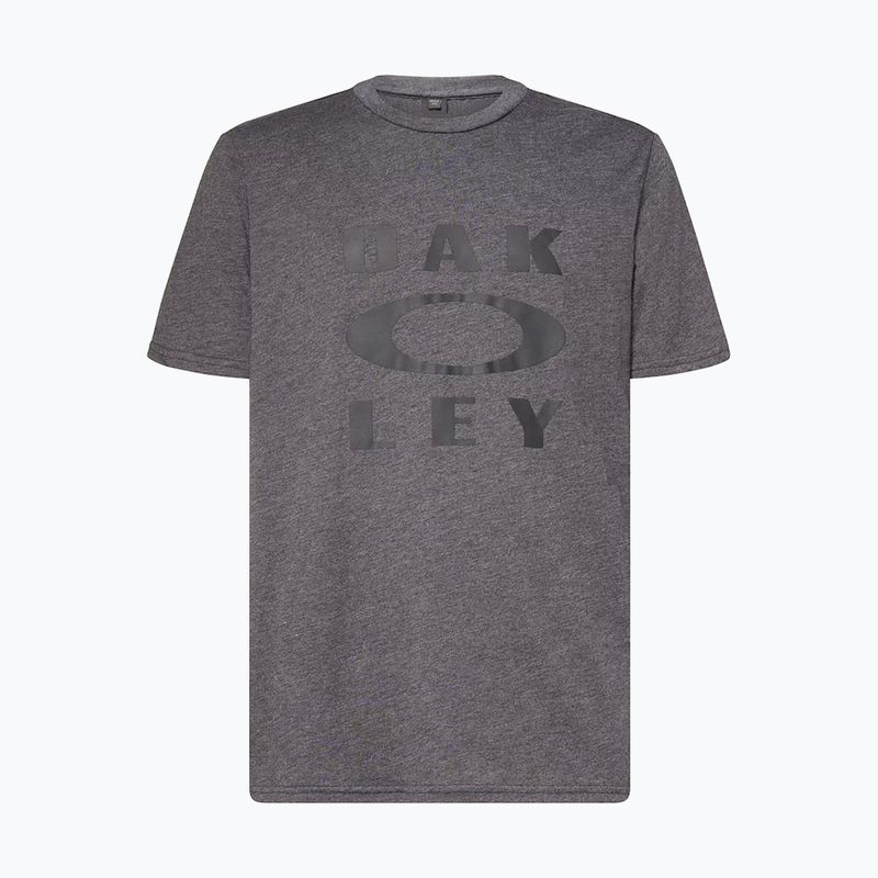Herren Oakley Bark Ellipse Tee dunkelgrau hthr/schwarz Shirt