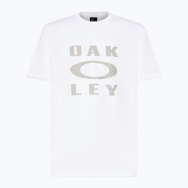 Herren Oakley Bark Ellipse Tee weiß