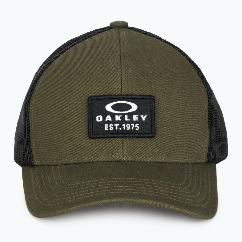 Herren Oakley Patch Trucker neue dunkle Bürste Baseballmütze 2
