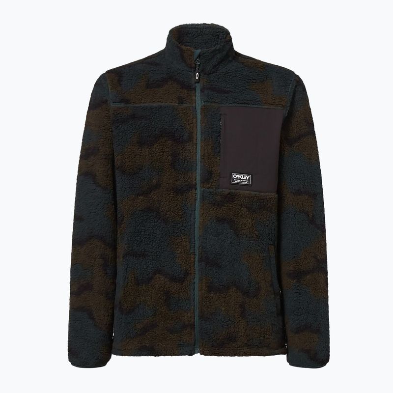 Oakley Mountain Fire Sherpa Herren Snowboard-Sweatshirt grün FOA403426 10