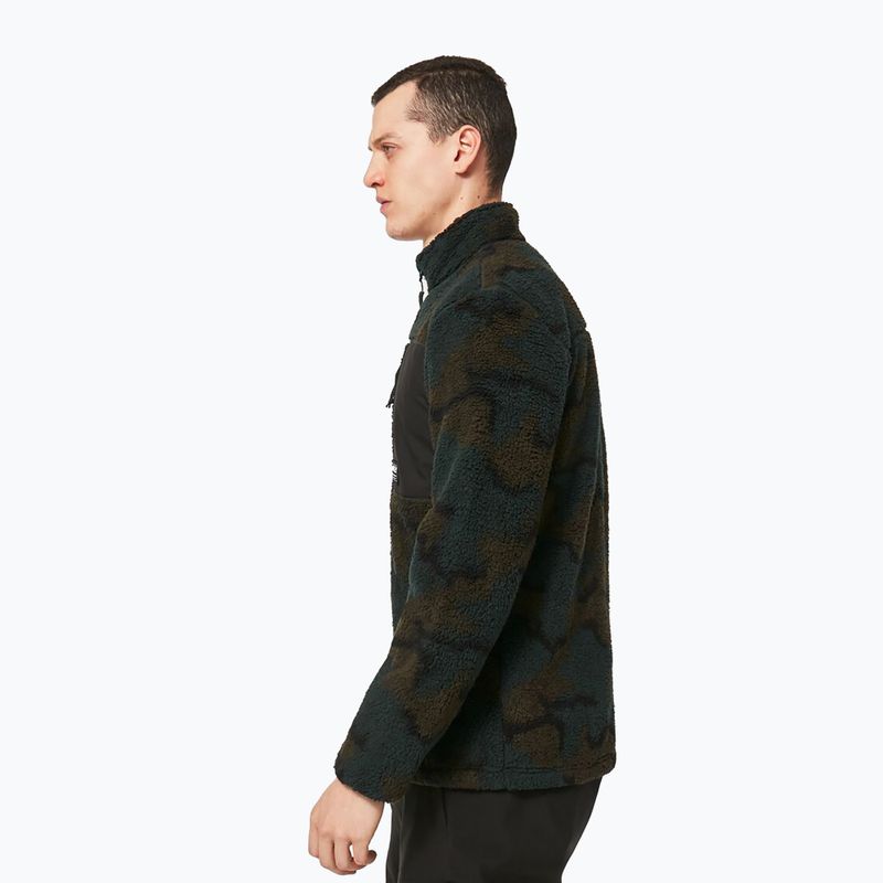 Oakley Mountain Fire Sherpa Herren Snowboard-Sweatshirt grün FOA403426 2