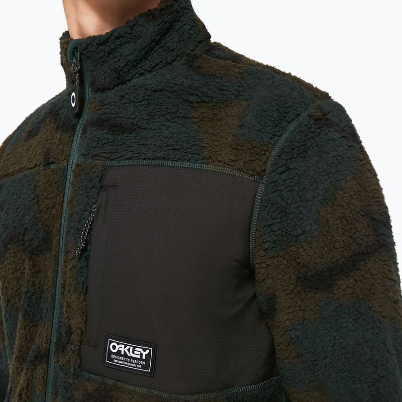 Oakley Mountain Fire Sherpa Herren Snowboard-Sweatshirt grün FOA403426 6
