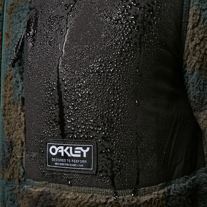 Oakley Mountain Fire Sherpa Herren Snowboard-Sweatshirt grün FOA403426 7
