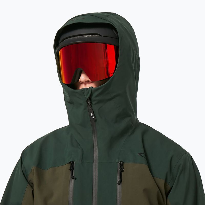 Oakley TC Earth Shell Snowboardjacke für Männer grün FOA403437 7