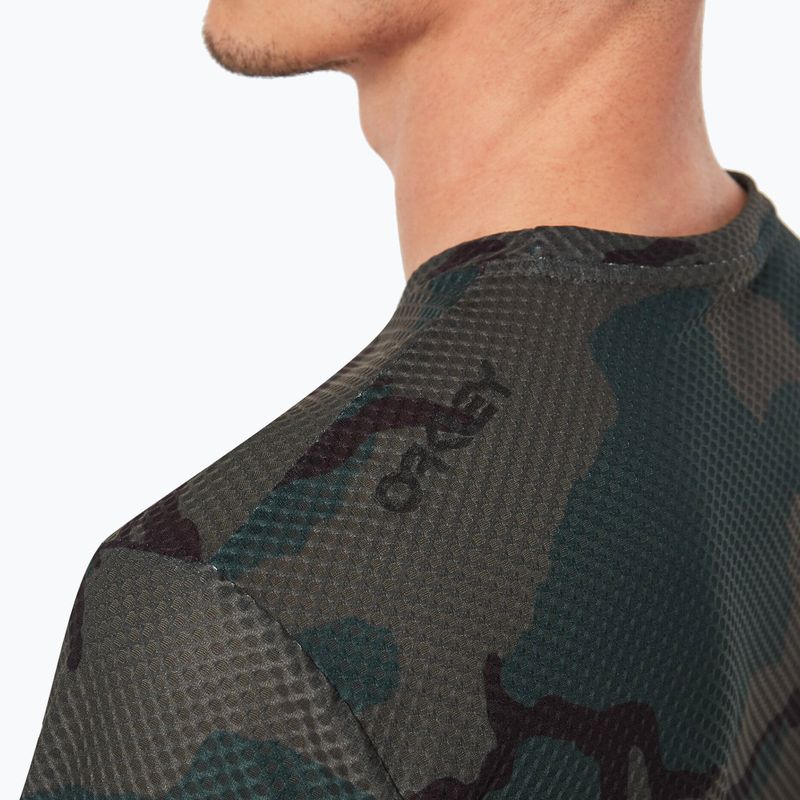 Radtrikot Herren Oakley Ride Free SS grün FOA4378 3