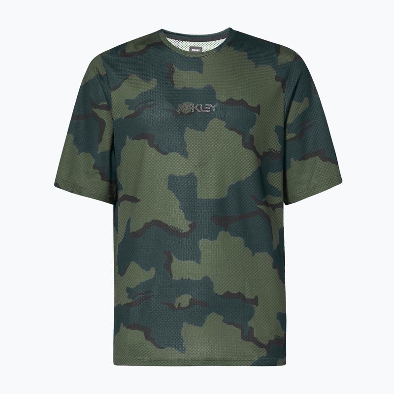 Radtrikot Herren Oakley Ride Free SS grün FOA4378 4