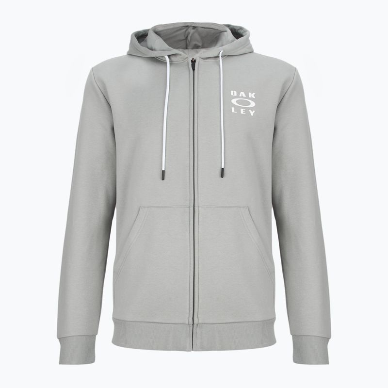 Herren Oakley FZ Hoodie Stein grau