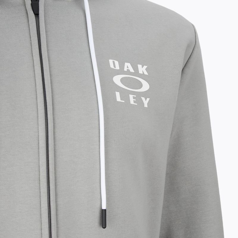 Herren Oakley FZ Hoodie Stein grau 3