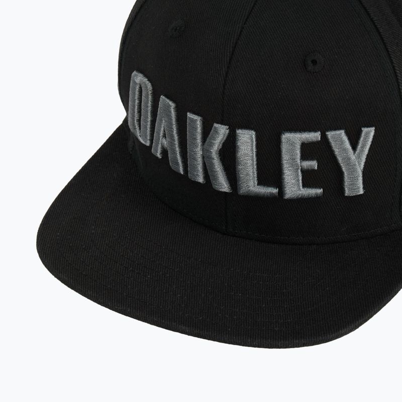 Herren Oakley Snapback Blackout Baseballkappe 3